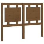 vidaXL Tăblie de pat, maro miere, 125,5x4x100 cm, lemn masiv de pin vidaXL Tăblie de pat, maro miere, 125,5x4x100 cm, lemn masiv de pin