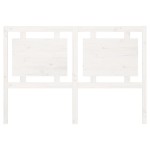 vidaXL Tăblie de pat, alb, 145,5x4x100 cm, lemn masiv de pin vidaXL Tăblie de pat, alb, 145,5x4x100 cm, lemn masiv de pin