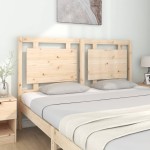 vidaXL Tăblie de pat, 155,5x4x100 cm, lemn masiv de pin