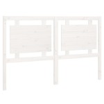 vidaXL Tăblie de pat, alb, 155,5x4x100 cm, lemn masiv de pin vidaXL Tăblie de pat, alb, 155,5x4x100 cm, lemn masiv de pin