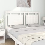 vidaXL Tăblie de pat, alb, 155,5x4x100 cm, lemn masiv de pin vidaXL Tăblie de pat, alb, 155,5x4x100 cm, lemn masiv de pin