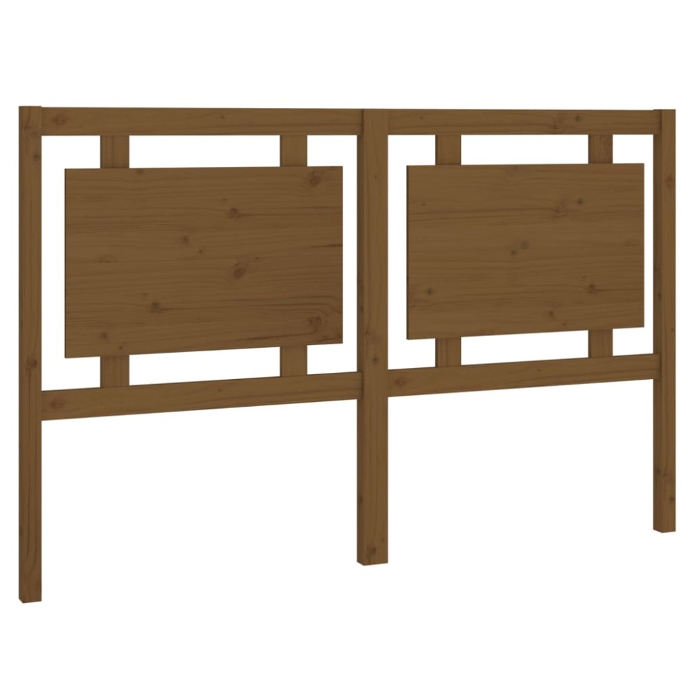 vidaXL Tăblie de pat, maro miere, 155,5x4x100 cm, lemn masiv de pin