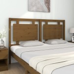 vidaXL Tăblie de pat, maro miere, 155,5x4x100 cm, lemn masiv de pin