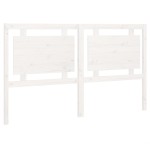 vidaXL Tăblie de pat, alb, 165,5x4x100 cm, lemn masiv de pin