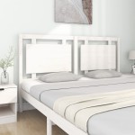 vidaXL Tăblie de pat, alb, 165,5x4x100 cm, lemn masiv de pin