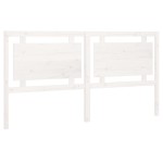 vidaXL Tăblie de pat, alb, 185,5x4x100 cm, lemn masiv de pin vidaXL Tăblie de pat, alb, 185,5x4x100 cm, lemn masiv de pin