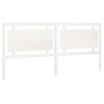 vidaXL Tăblie de pat, alb, 205,5x4x100 cm, lemn masiv de pin vidaXL Tăblie de pat, alb, 205,5x4x100 cm, lemn masiv de pin