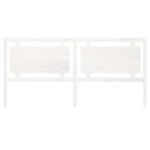 vidaXL Tăblie de pat, alb, 205,5x4x100 cm, lemn masiv de pin vidaXL Tăblie de pat, alb, 205,5x4x100 cm, lemn masiv de pin