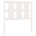 vidaXL Tăblie de pat, alb, 95,5x4x100 cm, lemn masiv de pin