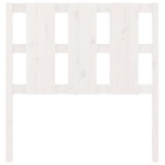 vidaXL Tăblie de pat, alb, 95,5x4x100 cm, lemn masiv de pin
