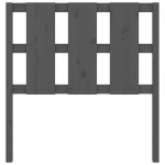 vidaXL Tăblie de pat, gri, 95,5x4x100 cm, lemn masiv de pin