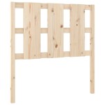 vidaXL Tăblie de pat, 105,5x4x100 cm, lemn masiv de pin