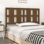 vidaXL Tăblie de pat, maro miere, 140,5x4x100 cm, lemn masiv de pin vidaXL Tăblie de pat, maro miere, 140,5x4x100 cm, lemn masiv de pin