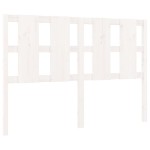 vidaXL Tăblie de pat, alb, 145,5x4x100 cm, lemn masiv de pin vidaXL Tăblie de pat, alb, 145,5x4x100 cm, lemn masiv de pin