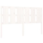 vidaXL Tăblie de pat, alb, 155,5x4x100 cm, lemn masiv de pin vidaXL Tăblie de pat, alb, 155,5x4x100 cm, lemn masiv de pin