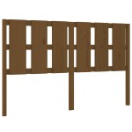 vidaXL Tăblie de pat, maro miere, 155,5x4x100 cm, lemn masiv de pin