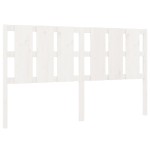 vidaXL Tăblie de pat, alb, 165,5x4x100 cm, lemn masiv de pin vidaXL Tăblie de pat, alb, 165,5x4x100 cm, lemn masiv de pin