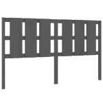 vidaXL Tăblie de pat, gri, 165,5x4x100 cm, lemn masiv de pin vidaXL Tăblie de pat, gri, 165,5x4x100 cm, lemn masiv de pin