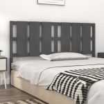 vidaXL Tăblie de pat, gri, 165,5x4x100 cm, lemn masiv de pin vidaXL Tăblie de pat, gri, 165,5x4x100 cm, lemn masiv de pin