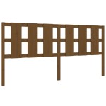 vidaXL Tăblie de pat, maro miere, 205,5x4x100 cm, lemn masiv de pin