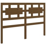 vidaXL Tăblie de pat, maro miere, 205,5x4x100 cm, lemn masiv de pin