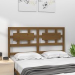 vidaXL Tăblie de pat, maro miere, 205,5x4x100 cm, lemn masiv de pin