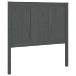 vidaXL Tăblie de pat, gri, 80,5x4x100 cm, lemn masiv de pin