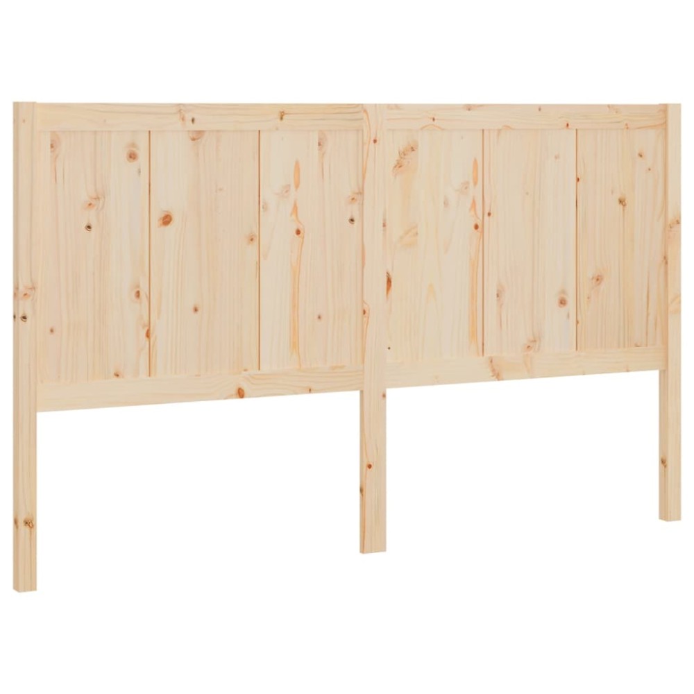 vidaXL Tăblie de pat, 125,5x4x100 cm, lemn masiv de pin