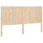 vidaXL Tăblie de pat, 125,5x4x100 cm, lemn masiv de pin