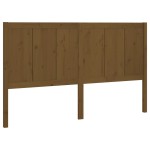 vidaXL Tăblie de pat, maro miere, 205,5x4x100 cm, lemn masiv de pin