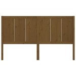 vidaXL Tăblie de pat, maro miere, 205,5x4x100 cm, lemn masiv de pin