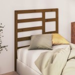 vidaXL Tăblie de pat, maro miere, 96x4x104 cm, lemn masiv de pin vidaXL Tăblie de pat, maro miere, 96x4x104 cm, lemn masiv de pin