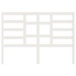 vidaXL Tăblie de pat, alb, 166x4x104 cm, lemn masiv de pin