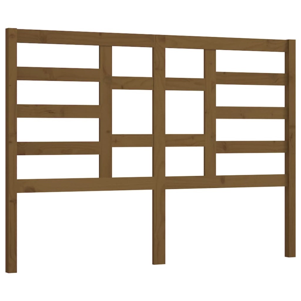 vidaXL Tăblie de pat, maro miere, 166x4x104 cm, lemn masiv de pin