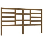 vidaXL Tăblie de pat, maro miere, 186x4x104 cm, lemn masiv de pin