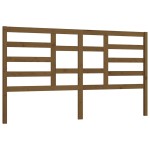 vidaXL Tăblie de pat, maro miere, 206x4x104 cm, lemn masiv de pin