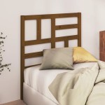 vidaXL Tăblie de pat, maro miere, 96x4x104 cm, lemn masiv de pin vidaXL Tăblie de pat, maro miere, 96x4x104 cm, lemn masiv de pin