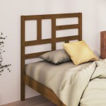 vidaXL Tăblie de pat, maro miere, 96x4x104 cm, lemn masiv de pin vidaXL Tăblie de pat, maro miere, 96x4x104 cm, lemn masiv de pin