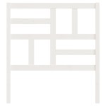 vidaXL Tăblie de pat, alb, 106x4x104 cm, lemn masiv de pin