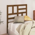 vidaXL Tăblie de pat, maro miere, 106x4x104 cm, lemn masiv de pin vidaXL Tăblie de pat, maro miere, 106x4x104 cm, lemn masiv de pin