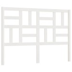 vidaXL Tăblie de pat, alb, 141x4x104 cm, lemn masiv de pin vidaXL Tăblie de pat, alb, 141x4x104 cm, lemn masiv de pin