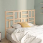 vidaXL Tăblie de pat, 146x4x104 cm, lemn masiv de pin vidaXL Tăblie de pat, 146x4x104 cm, lemn masiv de pin
