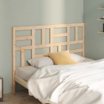 vidaXL Tăblie de pat, 146x4x104 cm, lemn masiv de pin vidaXL Tăblie de pat, 146x4x104 cm, lemn masiv de pin