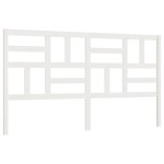 vidaXL Tăblie de pat, alb, 206x4x104 cm, lemn masiv de pin vidaXL Tăblie de pat, alb, 206x4x104 cm, lemn masiv de pin