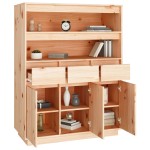 vidaXL Dulap înalt, 89x40x116,5 cm, lemn masiv de pin vidaXL Dulap înalt, 89x40x116,5 cm, lemn masiv de pin