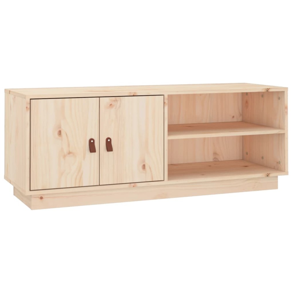 vidaXL Comodă TV, 105x34x40 cm, lemn masiv de pin