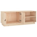 vidaXL Comodă TV, 105x34x40 cm, lemn masiv de pin