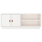 vidaXL Comodă TV, alb, 105x34x40 cm, lemn masiv de pin vidaXL Comodă TV, alb, 105x34x40 cm, lemn masiv de pin