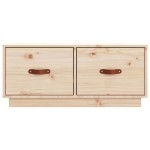 vidaXL Comodă TV, 80x34x35 cm, lemn masiv de pin