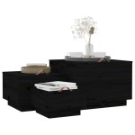 vidaXL Cutii de depozitare cu capace 3 buc. negru lemn masiv de pin vidaXL Cutii de depozitare cu capace 3 buc. negru lemn masiv de pin